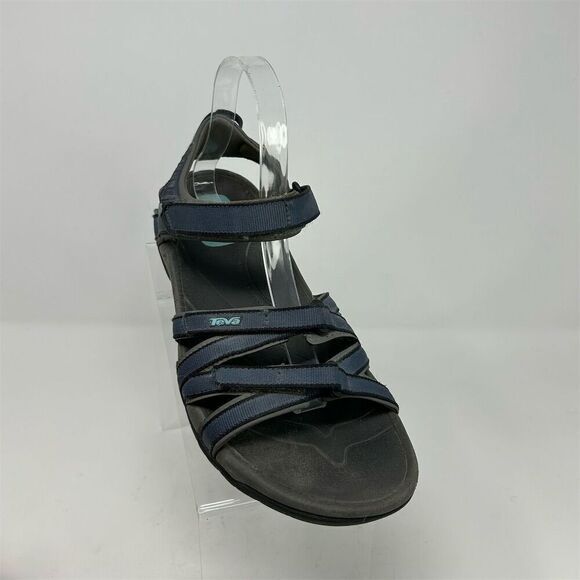 Teva Women's Tirra Blue Sporty Strappy Sandals Size 10** Slingback Adjustable - Picture 3 of 14